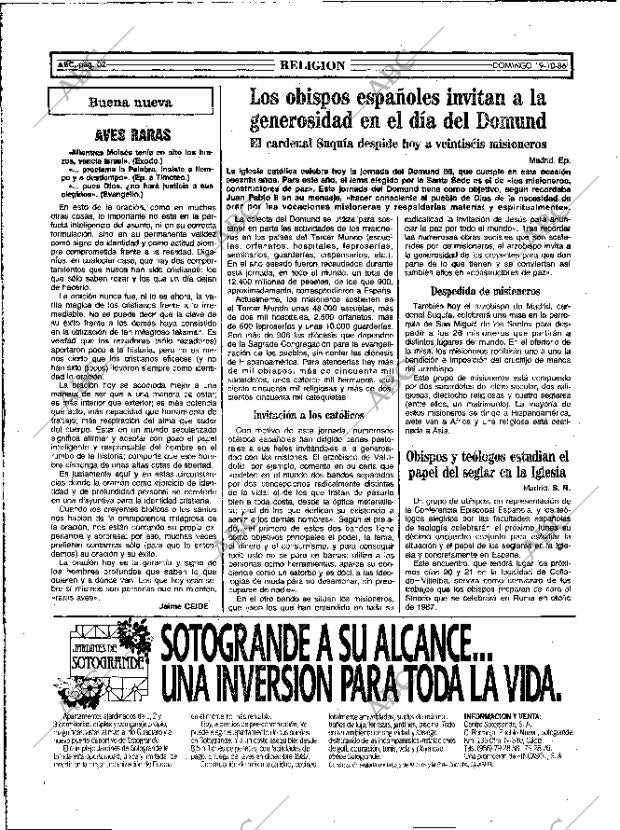 ABC MADRID 19-10-1986 página 52