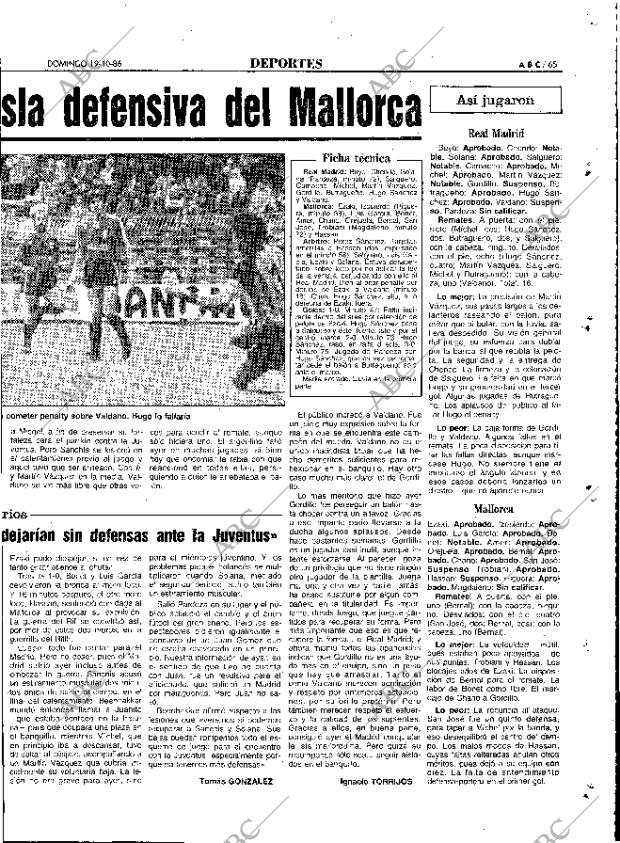 ABC MADRID 19-10-1986 página 65