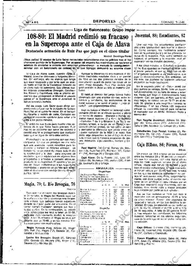 ABC MADRID 19-10-1986 página 68