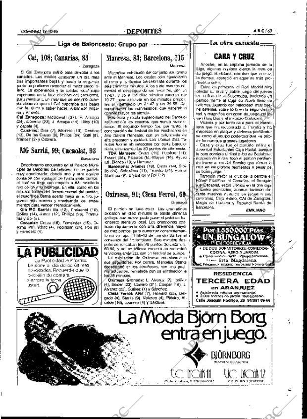 ABC MADRID 19-10-1986 página 69