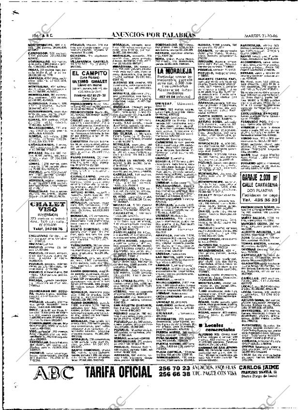 ABC MADRID 21-10-1986 página 104