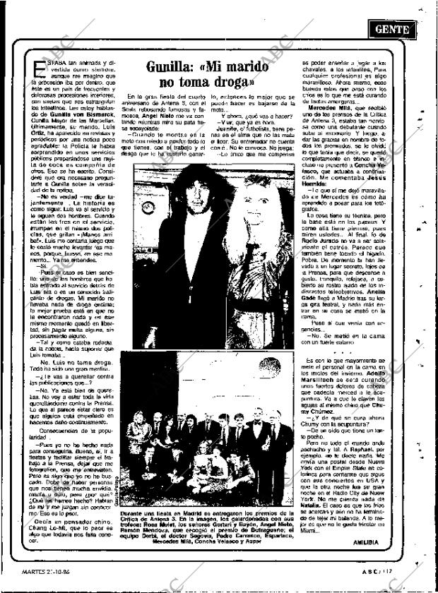 ABC MADRID 21-10-1986 página 117