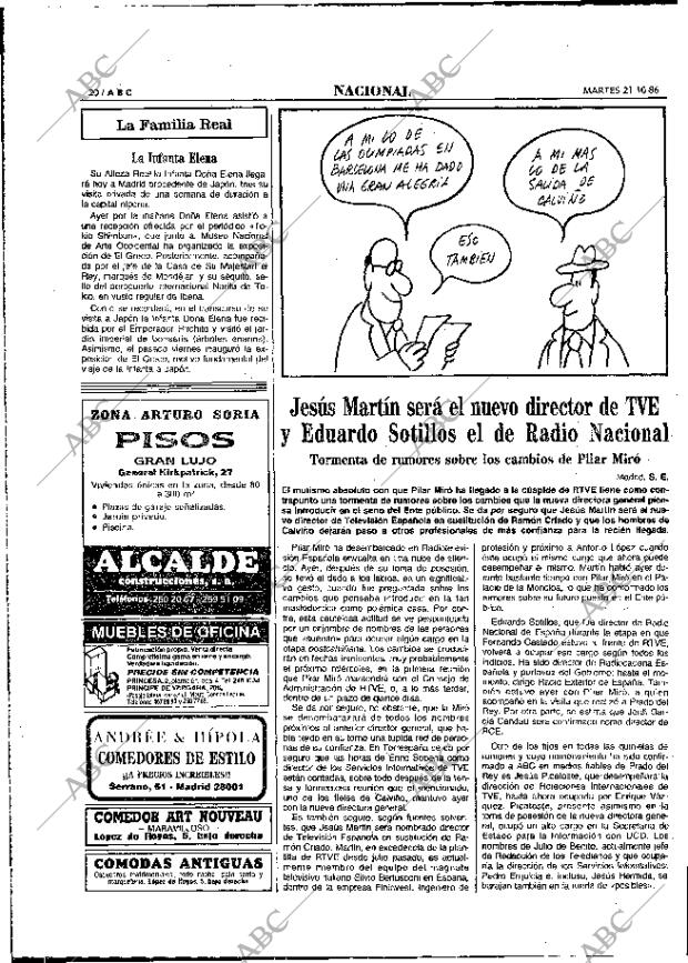 ABC MADRID 21-10-1986 página 20