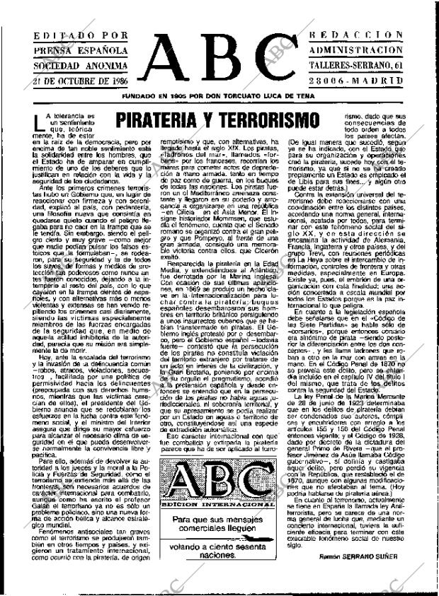 ABC MADRID 21-10-1986 página 3