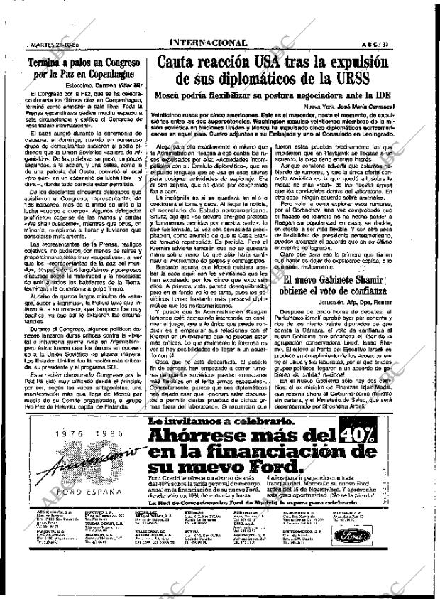 ABC MADRID 21-10-1986 página 31