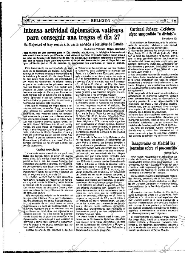 ABC MADRID 21-10-1986 página 46