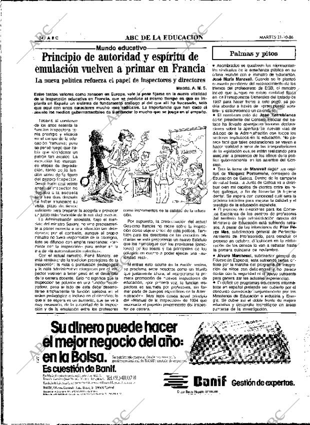ABC MADRID 21-10-1986 página 54