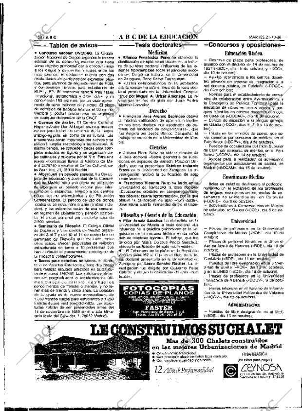 ABC MADRID 21-10-1986 página 58
