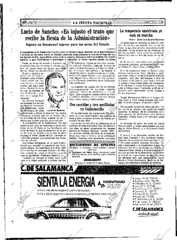 ABC MADRID 21-10-1986 página 78