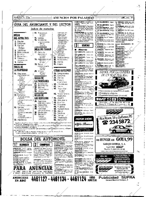 ABC MADRID 21-10-1986 página 99