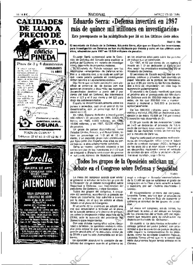 ABC SEVILLA 22-10-1986 página 16