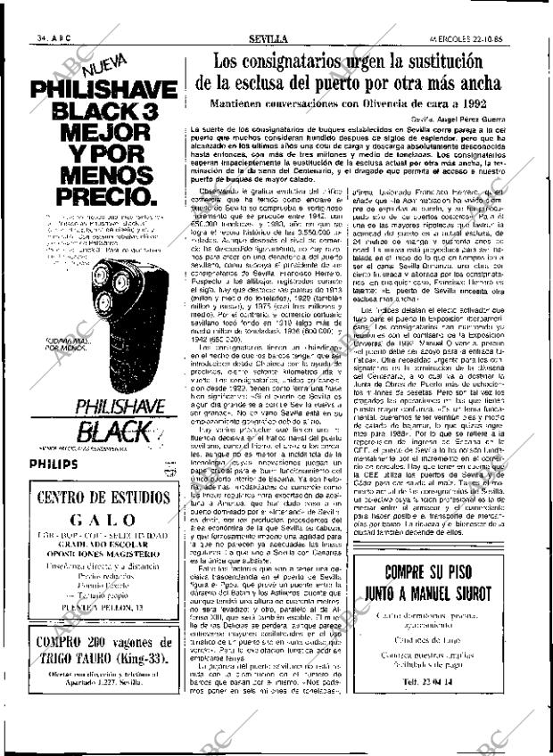ABC SEVILLA 22-10-1986 página 34