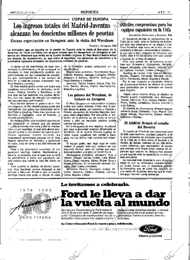 ABC SEVILLA 22-10-1986 página 51
