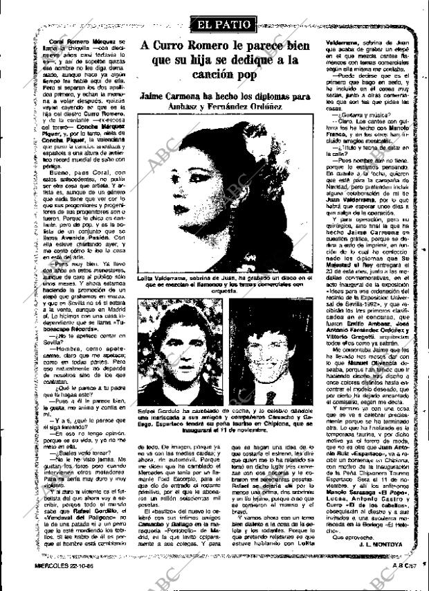 ABC SEVILLA 22-10-1986 página 67