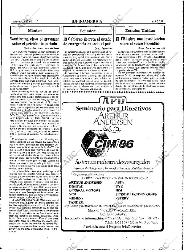 ABC MADRID 23-10-1986 página 39