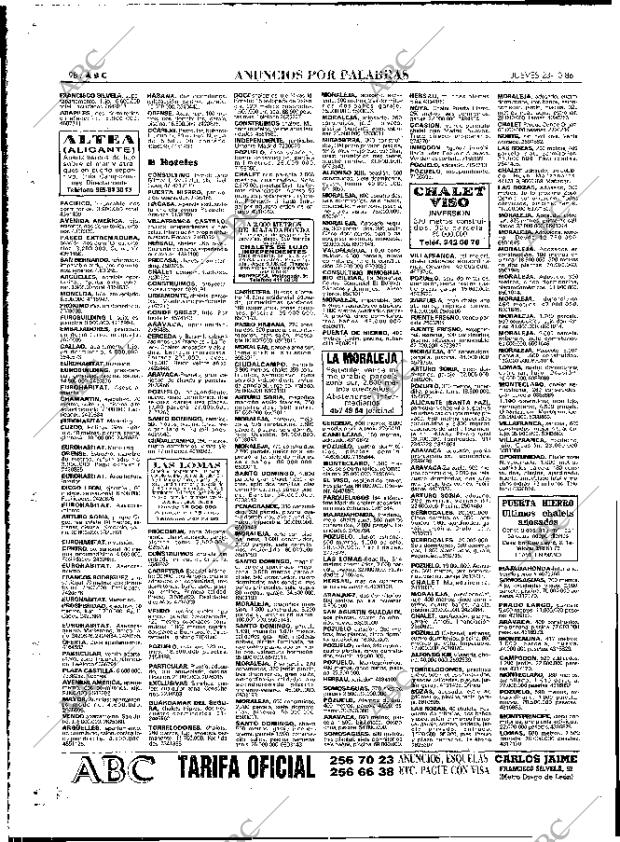ABC MADRID 23-10-1986 página 98