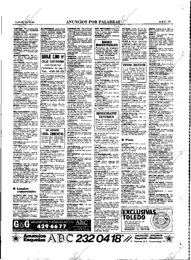 ABC MADRID 23-10-1986 página 99