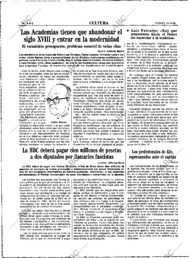 ABC MADRID 24-10-1986 página 54