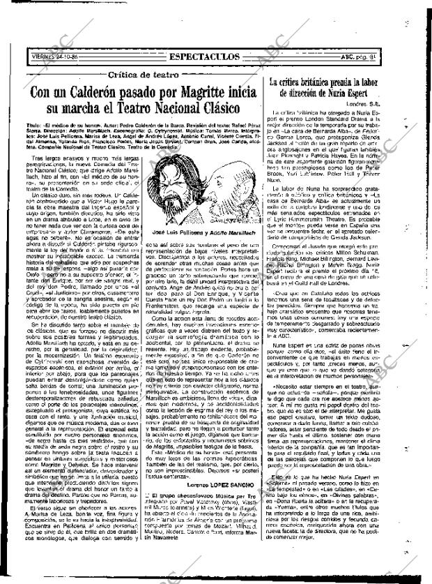 ABC MADRID 24-10-1986 página 81