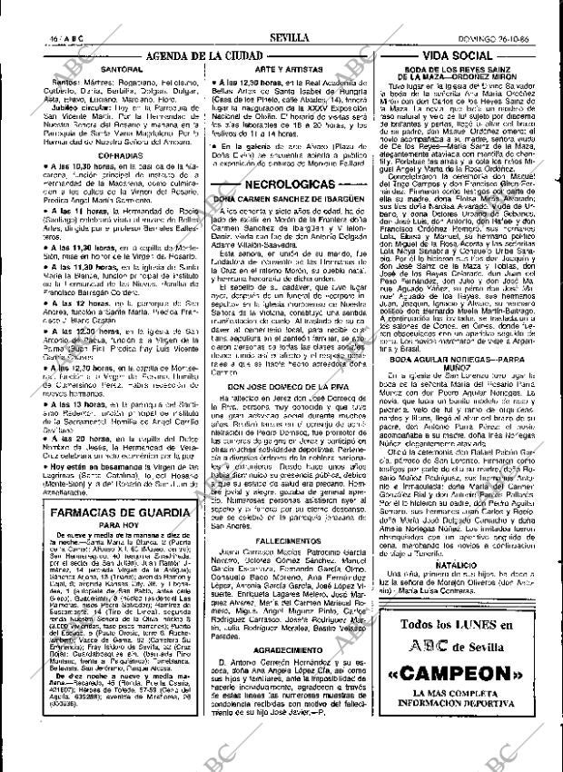 ABC SEVILLA 26-10-1986 página 46