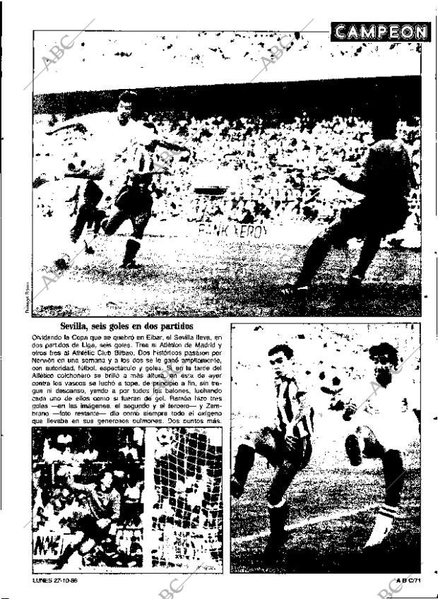 ABC SEVILLA 27-10-1986 página 71