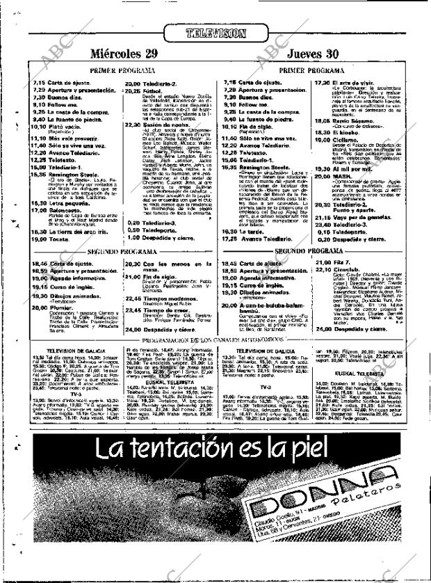 ABC MADRID 29-10-1986 página 110