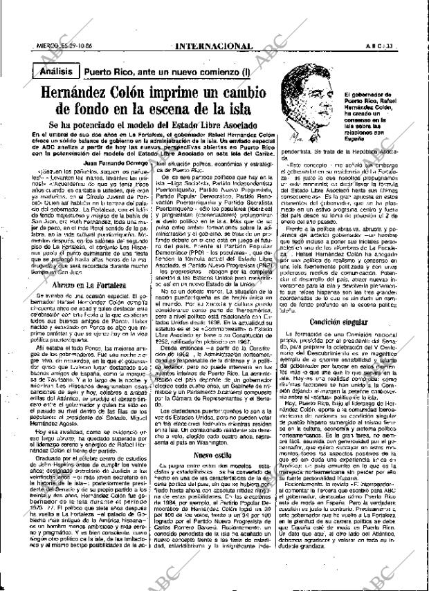 ABC MADRID 29-10-1986 página 33