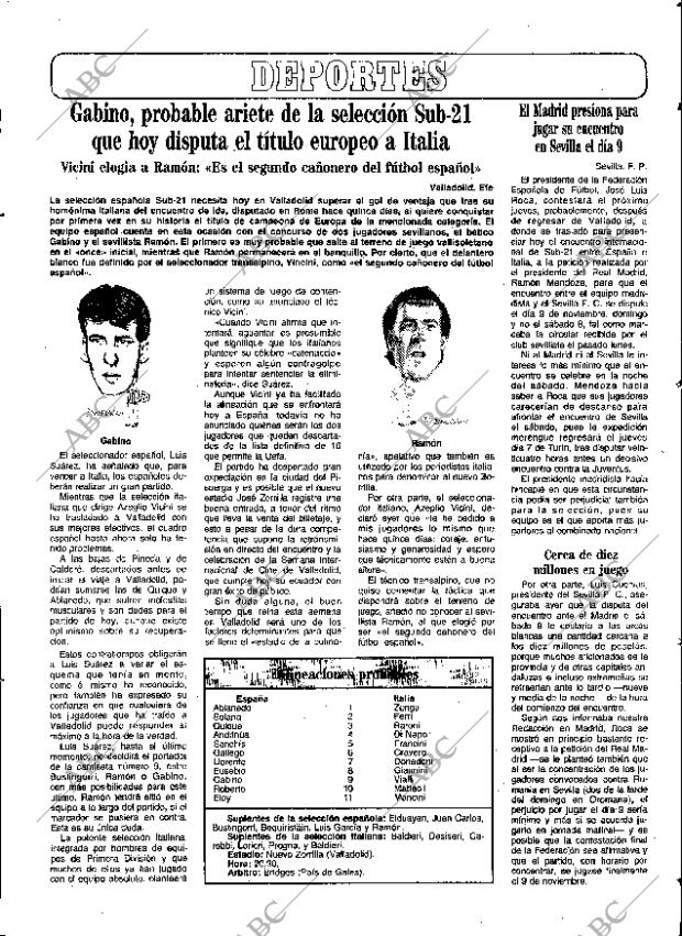ABC SEVILLA 29-10-1986 página 41