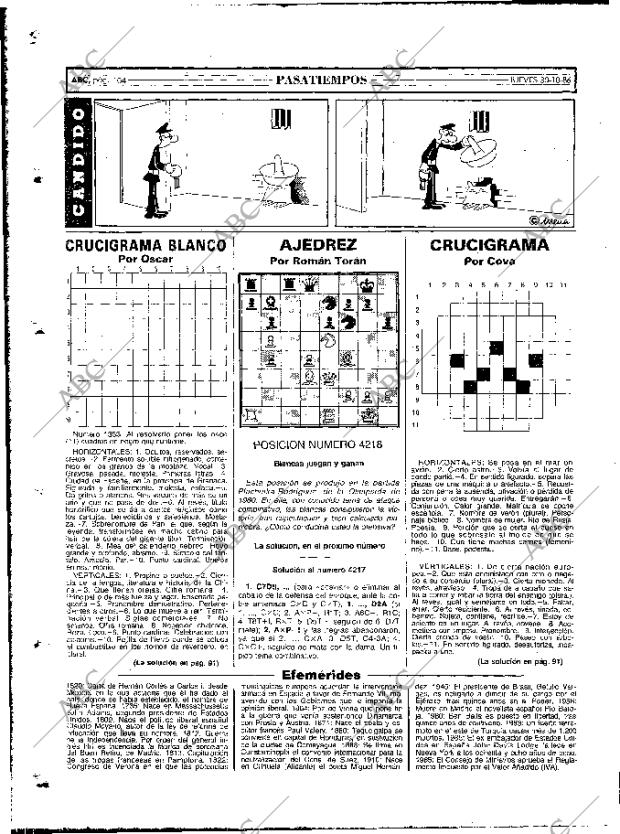 ABC MADRID 30-10-1986 página 104