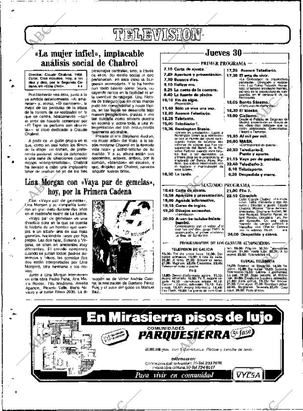 ABC MADRID 30-10-1986 página 118