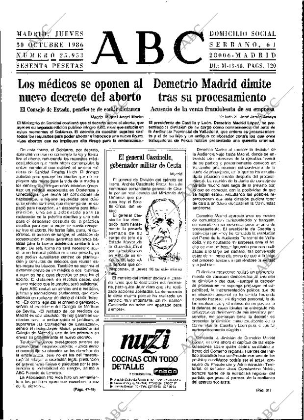 ABC MADRID 30-10-1986 página 17