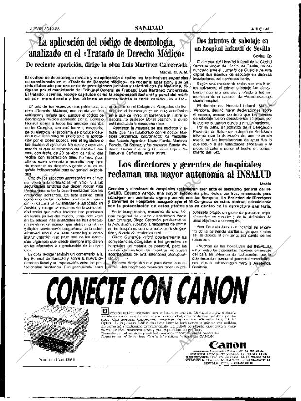 ABC MADRID 30-10-1986 página 49
