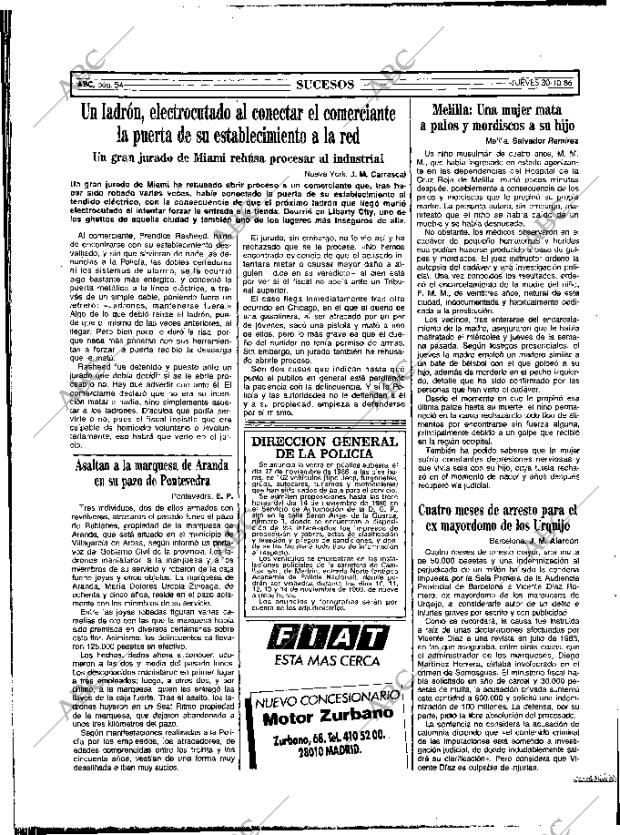 ABC MADRID 30-10-1986 página 54