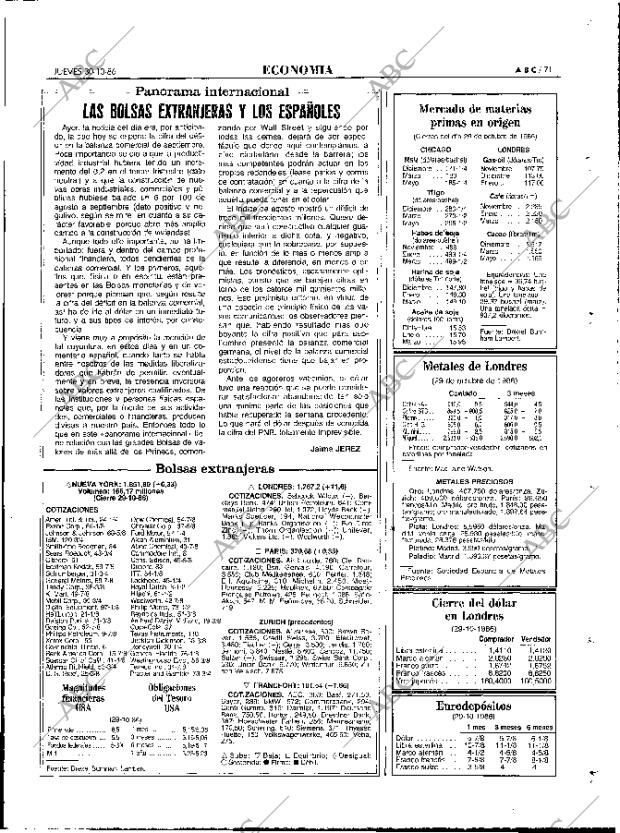 ABC MADRID 30-10-1986 página 71