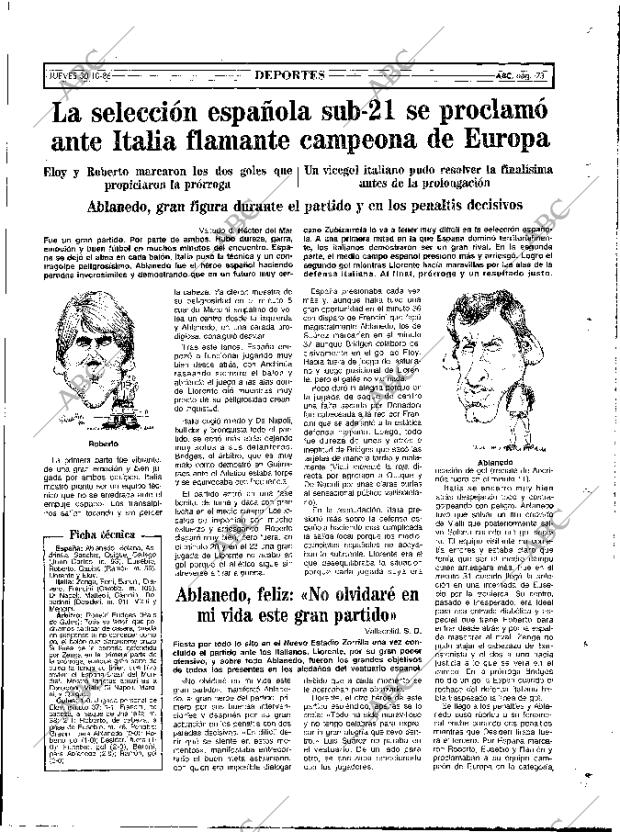 ABC MADRID 30-10-1986 página 73