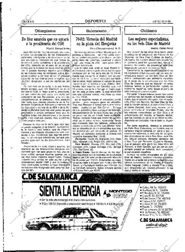 ABC MADRID 30-10-1986 página 76