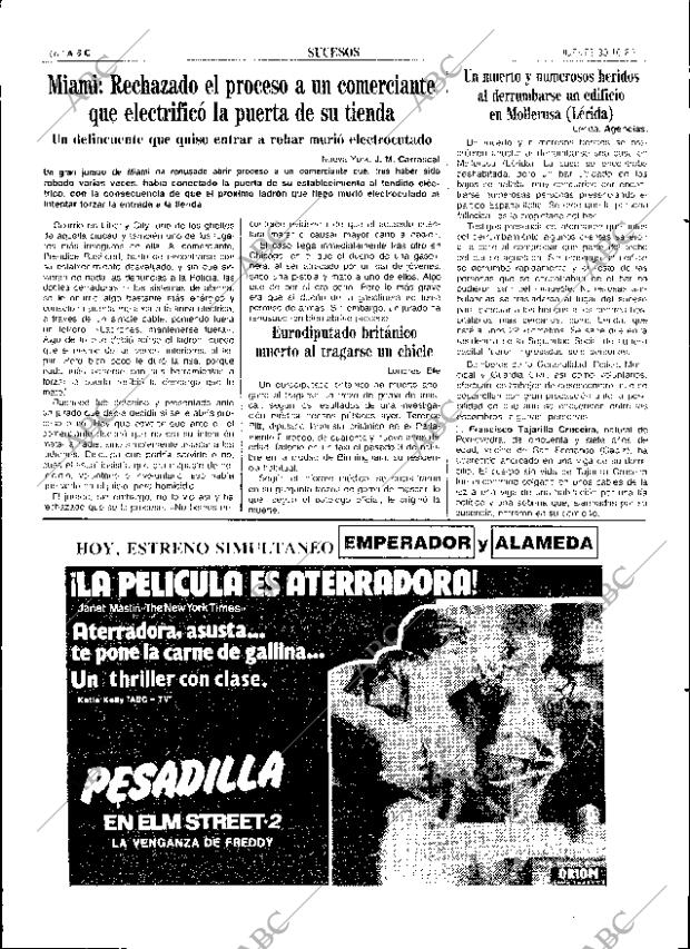 ABC SEVILLA 30-10-1986 página 66
