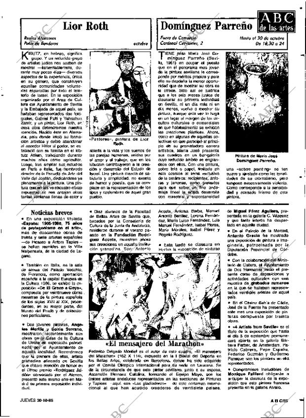 ABC SEVILLA 30-10-1986 página 85