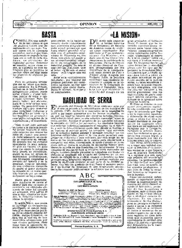 ABC MADRID 01-11-1986 página 15