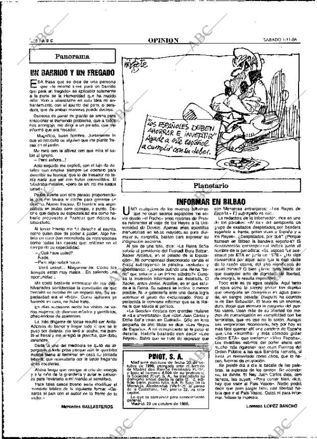 ABC MADRID 01-11-1986 página 18