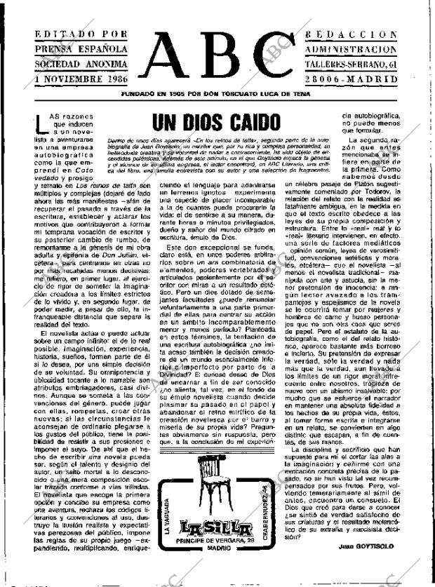 ABC MADRID 01-11-1986 página 3