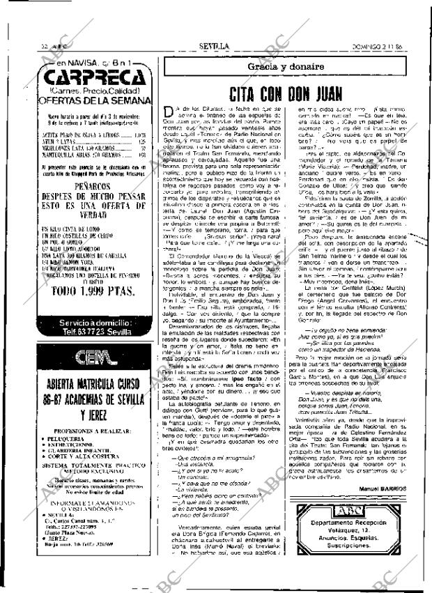 ABC SEVILLA 02-11-1986 página 32