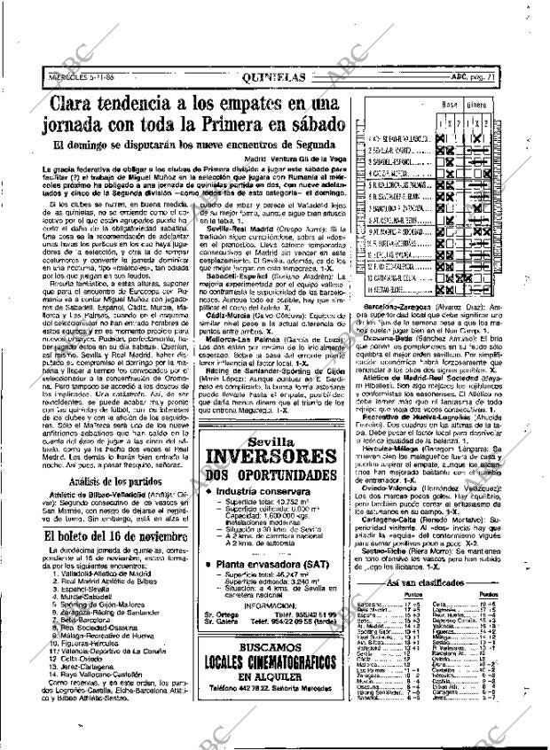 ABC MADRID 05-11-1986 página 71