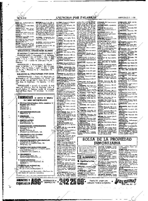 ABC MADRID 05-11-1986 página 88
