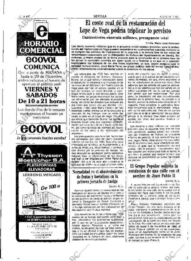 ABC SEVILLA 06-11-1986 página 32