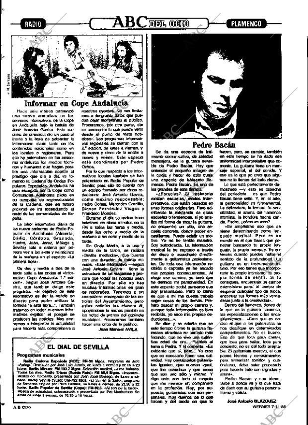 ABC SEVILLA 07-11-1986 página 70