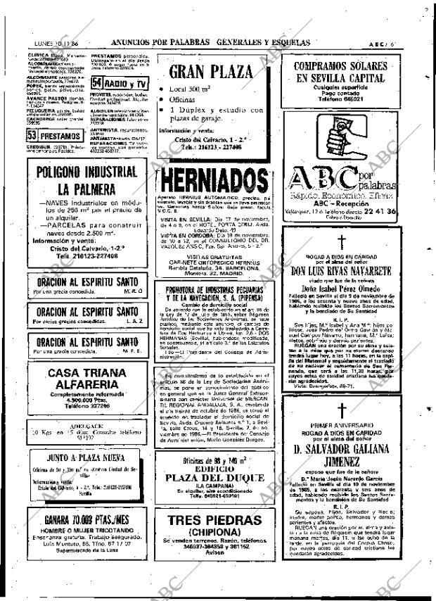 ABC SEVILLA 10-11-1986 página 61