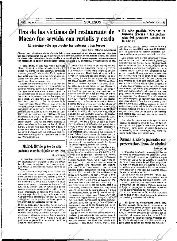 ABC MADRID 15-11-1986 página 44