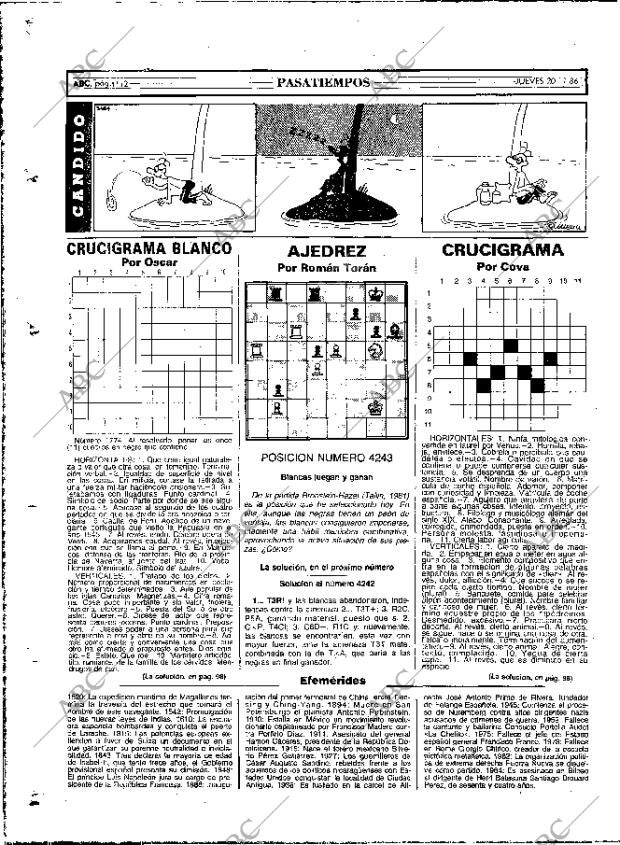 ABC MADRID 20-11-1986 página 112