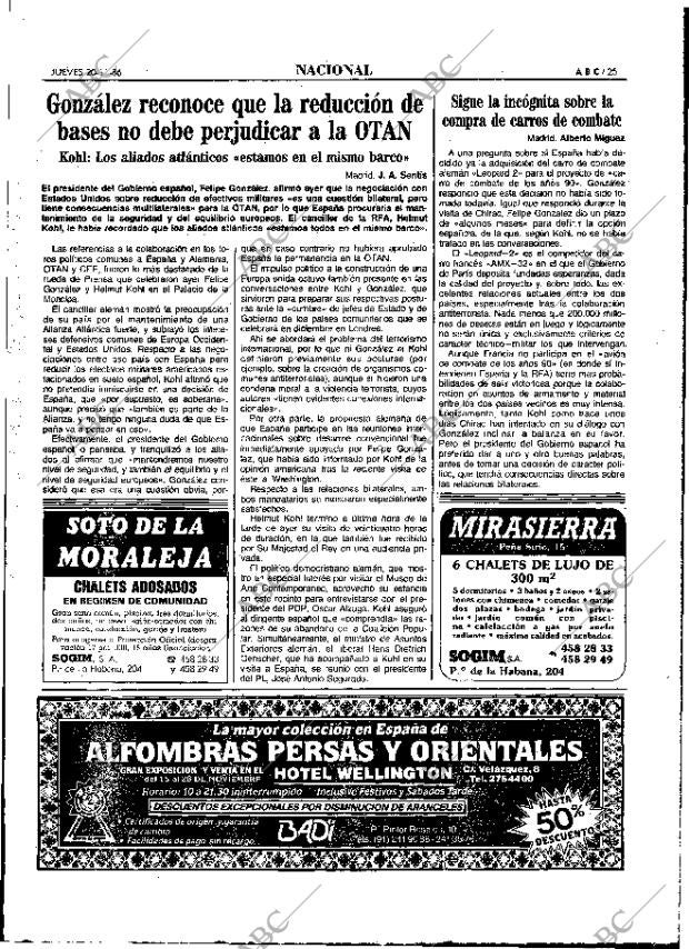 ABC MADRID 20-11-1986 página 25